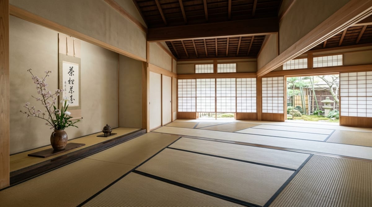 日本の茶室に見る間（Ma）の美学
