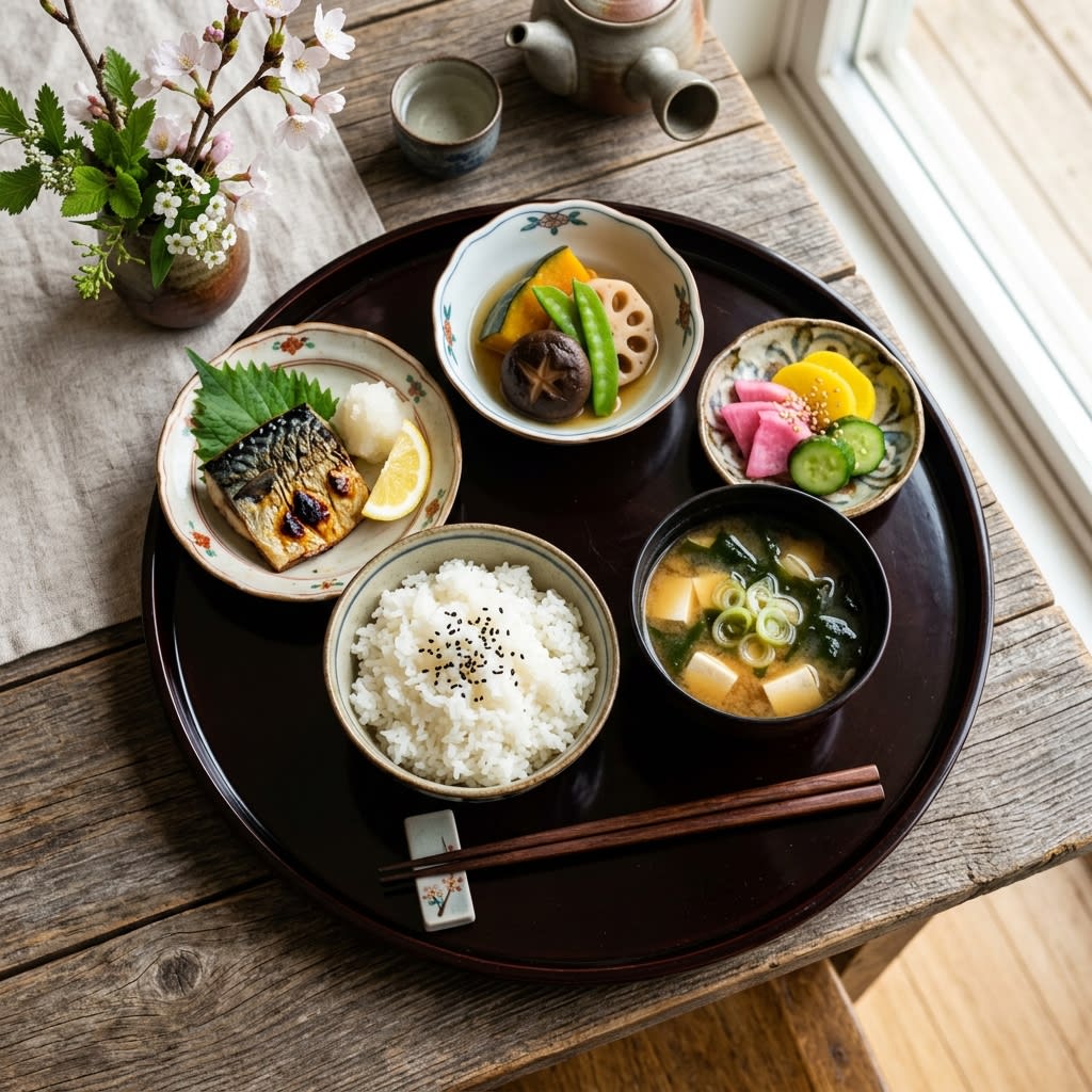 一汁三菜の美しい和食の世界