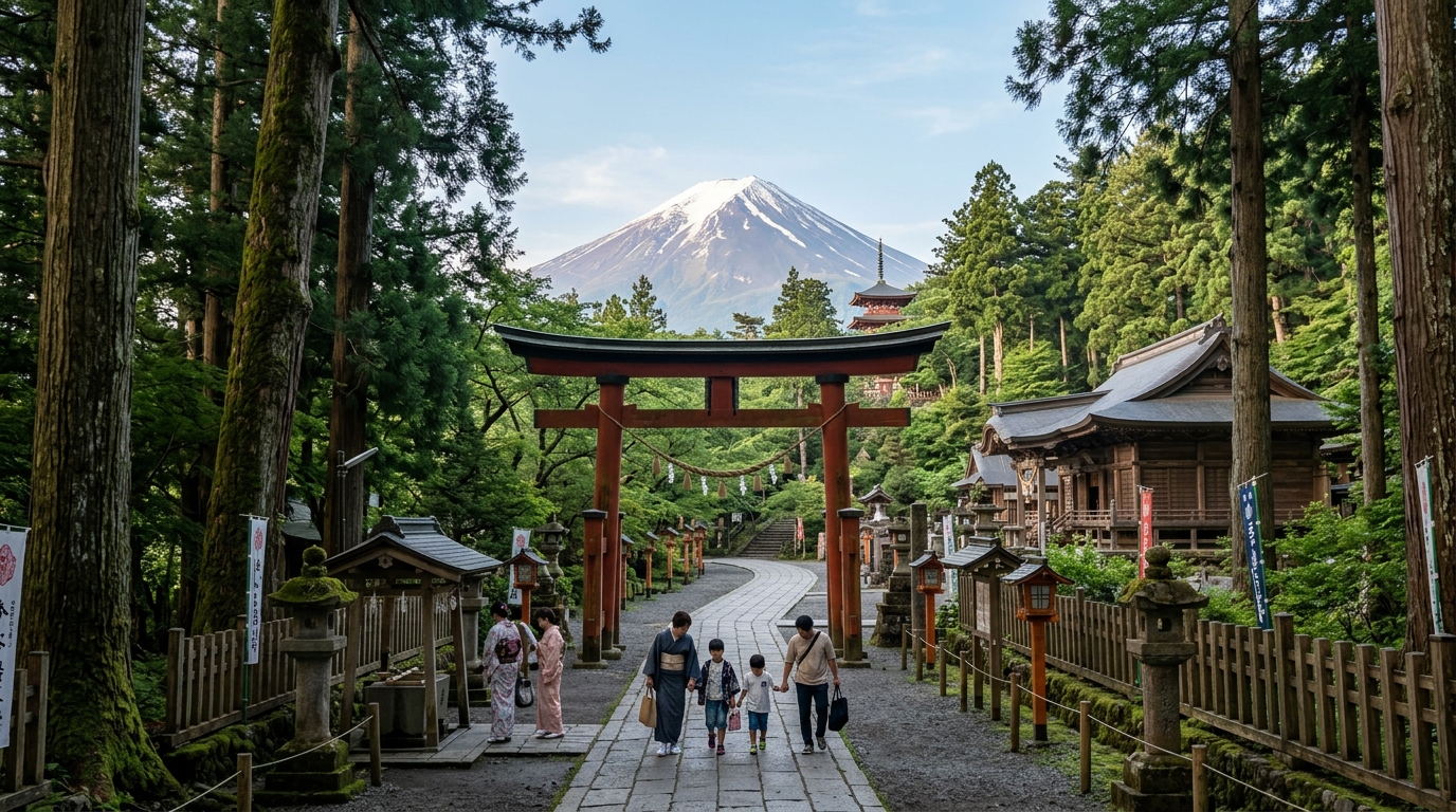 江戸時代の日本巡礼者 — 歴史的深さの感覚