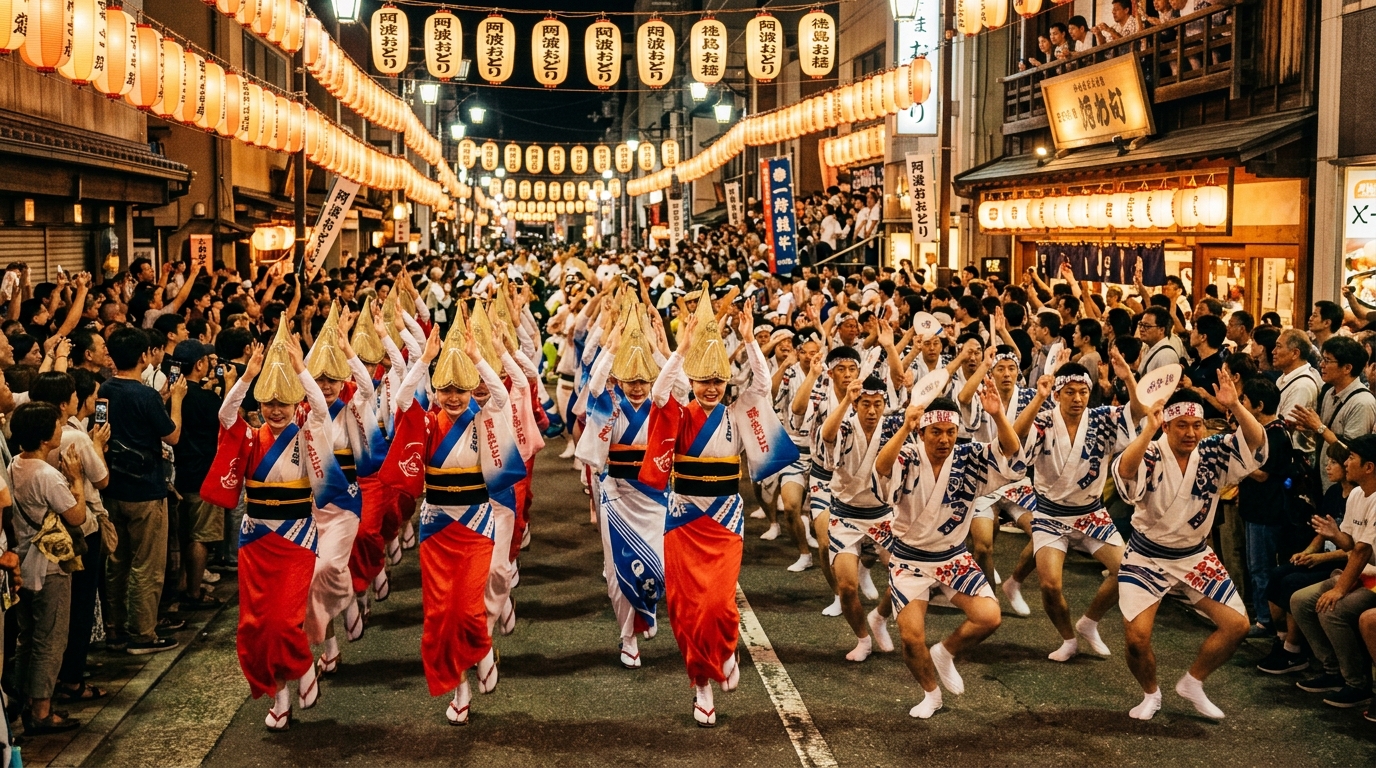 徳島の阿波踊り
