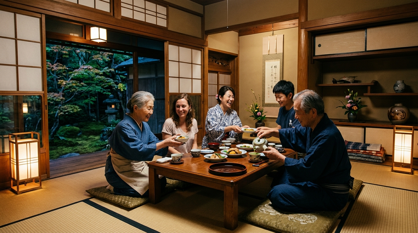 伝統的な日本の民宿